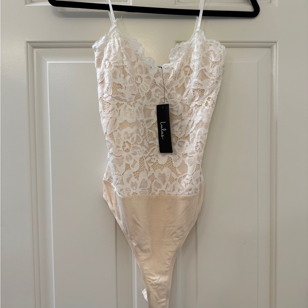 White Lace Bodysuit